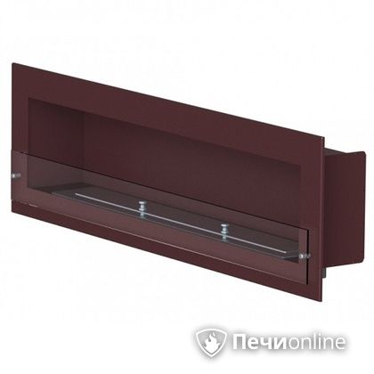 Биокамин ЭкоЛайф Window 800 Glass black burgundy в Краснодаре